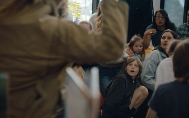 film still from After What Happened At the Library